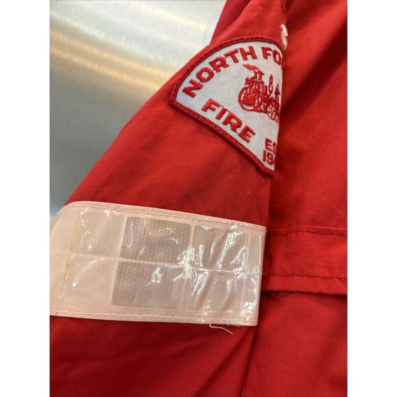 Durable Press Fireman Coveralls Fire Dept M Long Sleeve Zip Snap Pockets - Picture 7 of 13